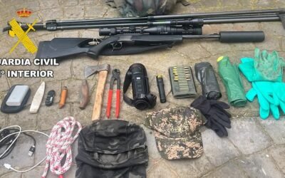 La Guardia Civil investiga a dos personas que habrían estado cazando sin autorización en Segura de la Sierra