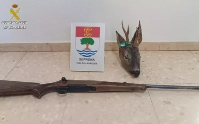 La Guardia Civil investiga a un cazador por abatir ilegalmente a un corzo en Moral de Calatrava
