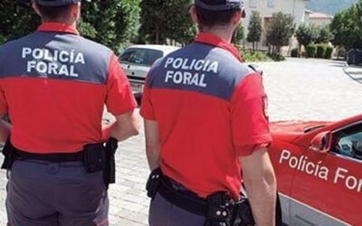 Policía Foral interviene un arma de fuego lista para la caza furtiva en un control en Alsasua