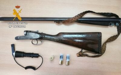Detenido un vecino de Alcuéscar por la presunta caza ilegal de un jabal